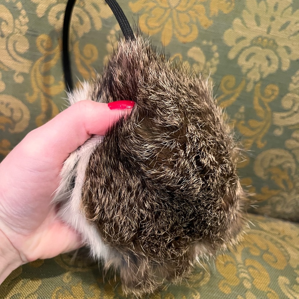 Real Rabbit Fur Earmuffs - Picture 4 of 8